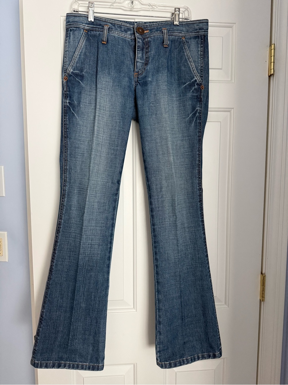 Armani Exchange Mid Rise Boot Cut Jeans